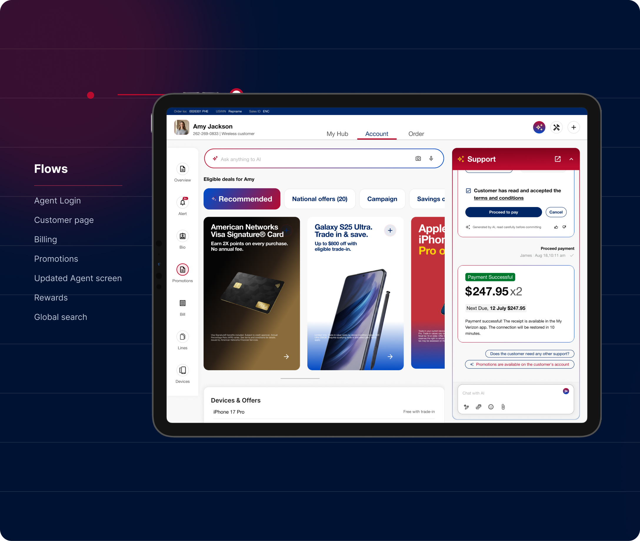 Live Figma prototype — Conversational AI overview